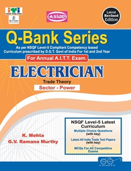 Paperback Up-Todate Q-Bank Electrician (Mcq Sol. Paper) (Nsqf - 5 Syll.) 1st & 2nd Yr. Book