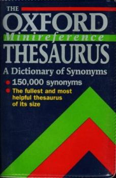 Paperback The Oxford Minireference Thesaurus Book