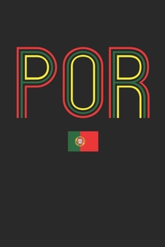 Vintage Portugal Notebook - Portugal Diary - Retro Portuguese Flag Journal - Portugal Gifts: Medium College-Ruled Journey Diary, 110 page, Lined, 6x9 (15.2 x 22.9 cm)