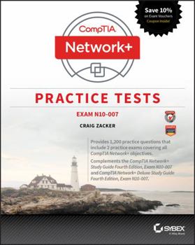 Paperback Comptia Network+ Practice Tests: Exam N10-007 Book