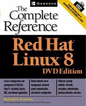 Paperback Red Hat (R) Linux (R) 8: The Complete Reference DVD Edition (DVD) Book
