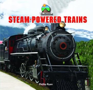 Paperback Steam-Powered Trains Book
