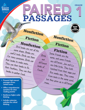 Paperback Paired Passages, Grade 1 Book