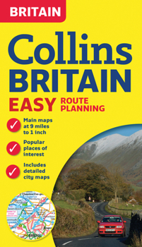 Map Collins Britain Easy Route Planning Map Book