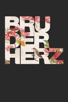Paperback Bruderherz: Notizbuch, gepunktet, 120 Seiten [German] Book