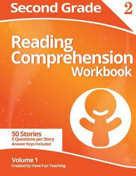 Paperback Second Grade Reading Comprehension Workbook: Volume 1 Book