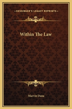 Hardcover Within The Law Book