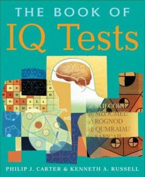 Hardcover The Book of IQ Tests Book