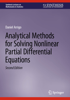 Hardcover Analytical Methods for Solving Nonlinear Partial Differential Equations Book