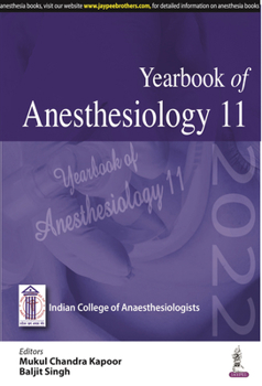 Paperback Yearbook of Anesthesiology - 11 Book