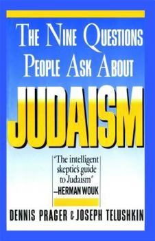 Paperback Nine Questions People Ask about Judaism Book