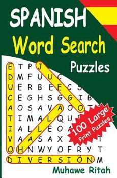 Paperback SPANISH Word Search Puzzles [Spanish] [Large Print] Book