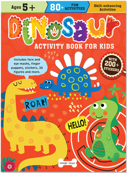 Paperback Dinosaur Activity Book for Kids Book
