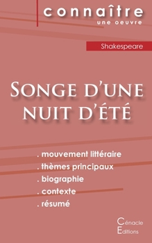 Paperback Fiche de lecture Songe d'une nuit d'été de Shakespeare (Analyse littéraire de référence et résumé complet) [French] Book