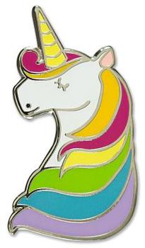 Misc. Supplies Enamel Pin Unicorn Book