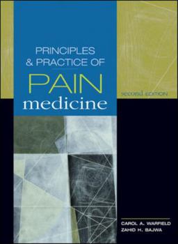 Hardcover Principles and Practice of Pain Medicine Book