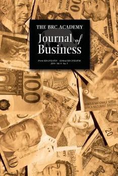 Paperback The Brc Academy Journal of Business Volume 4, Number 1 Book