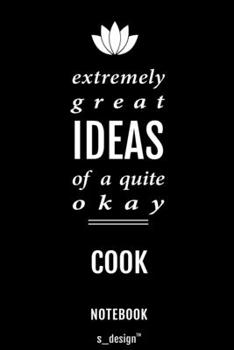 Notebook for Cooks / Cook: awesome handy Note Book [120 blank lined ruled pages]