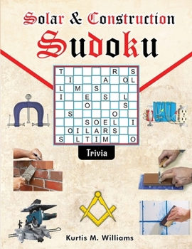 Paperback Solar & Construction Sudoku Trivia Book