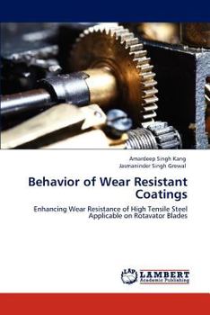 Paperback Behavior of Wear Resistant Coatings Book