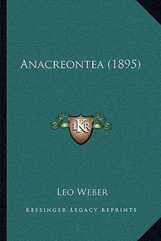 Paperback Anacreontea (1895) [Latin] Book