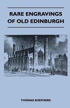 Paperback Rare Engravings of Old Edinburgh Book