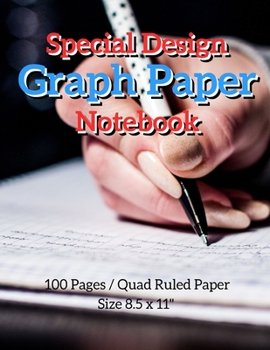 Paperback Special Design Graph Paper Notebooks: Maths Or Science Composition Notebook For Students With Quad Ruled 5 Squares per inch Graph Paper Suitable For P Book