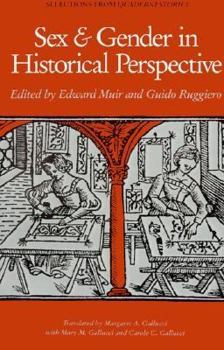 Paperback Sex and Gender in Historical Perspective Book