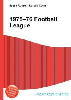 Paperback 1975-76 Football League Book