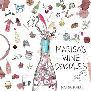 Paperback Marisa's Wine Doodles Book