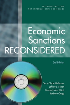 Paperback Economic Sanctions Reconsidered [With CD]: [Softcover with CD-Rom] [With CDROM] Book