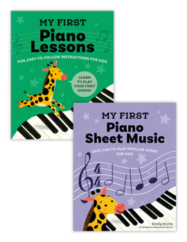 Paperback My First Piano Book Set: Easy-To-Learn Lessons and Sheet Music (2 Books in 1) Book