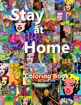 Paperback Stay at Home Coloring Book