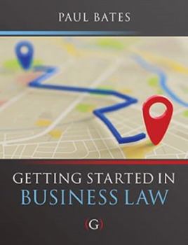 Paperback Getting Started in Business Law Book