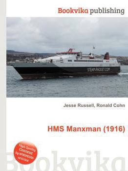 Paperback HMS Manxman (1916) Book