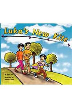 Paperback Luka's New Kite: Rigby Flying Colors - Individual Student Edition Book