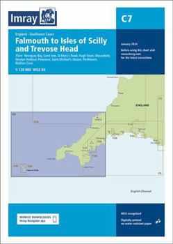 Map C7 Falmouth to Isles of Scilly and Trevose Head Book