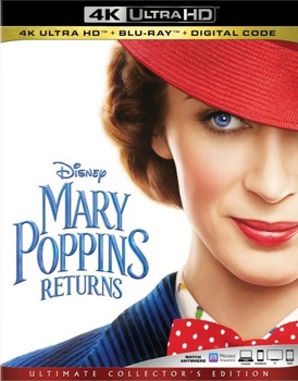 4K Ultra HD Mary Poppins Returns Book