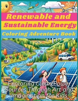 Paperback Renewable and Sustainable Energy Coloring Adventure Book: Exploring Clean Power Sources Through Art and Imagination for Kids Book