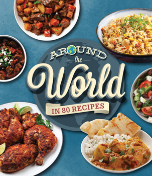 Hardcover Around the World in 80 Recipes Book