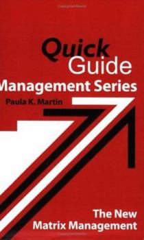 Paperback The New Matrix Management Book