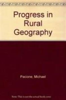 Hardcover Progress in Rural Geography Book