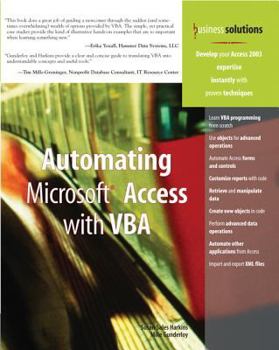 Paperback Automating Microsoft Access with VBA Book