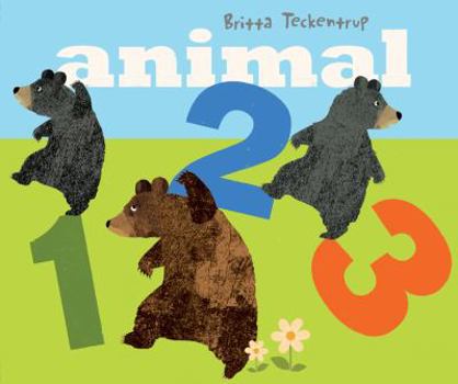 Hardcover Animal 123 Book