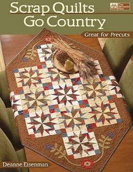 Paperback Scrap Quilts Go Country Book