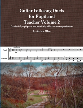 Paperback Guitar Folksong Duets for Pupil and Teacher Volume 2 Book