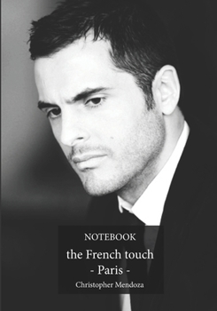 Notebook - the French touch - Paris: Notebook to be completed 7 x 10 inches 101 high quality pages Paperback Lined Notebook Manuscript black and white photo - Christophe Mendoza