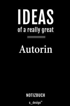 Notizbuch für Autoren / Autor / Autorin: Originelle Geschenk-Idee [120 Seiten  liniertes blanko Papier] (German Edition)