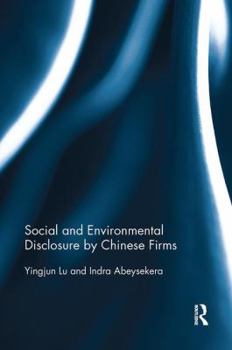 Paperback Social and Environmental Disclosure by Chinese Firms Book