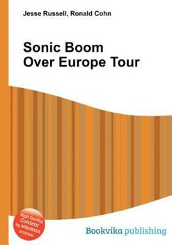 Paperback Sonic Boom Over Europe Tour Book